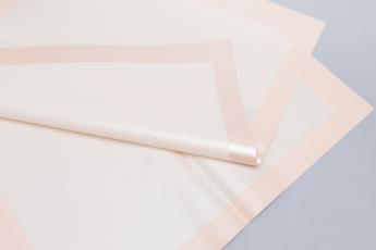  Пленка матовая 58смх58см 10 листов, кант 50 персиковый